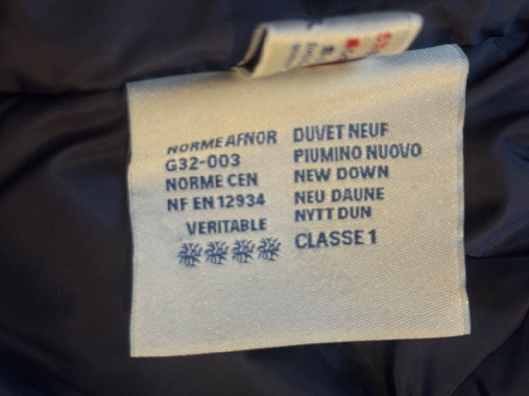 モンクレールチェスターダウンコートサイズ1黒