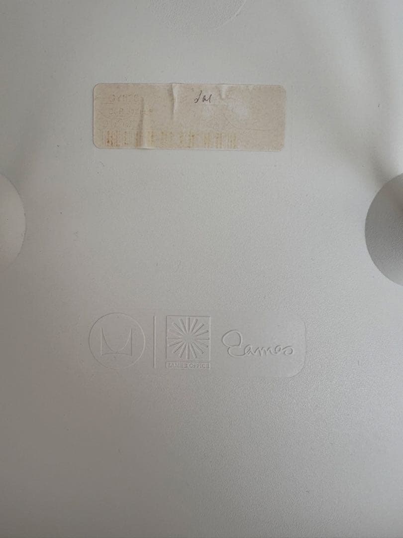 【最終価格】★美品★正規品 イームズ シェルサイドチェア ホワイト〈USA製〉②