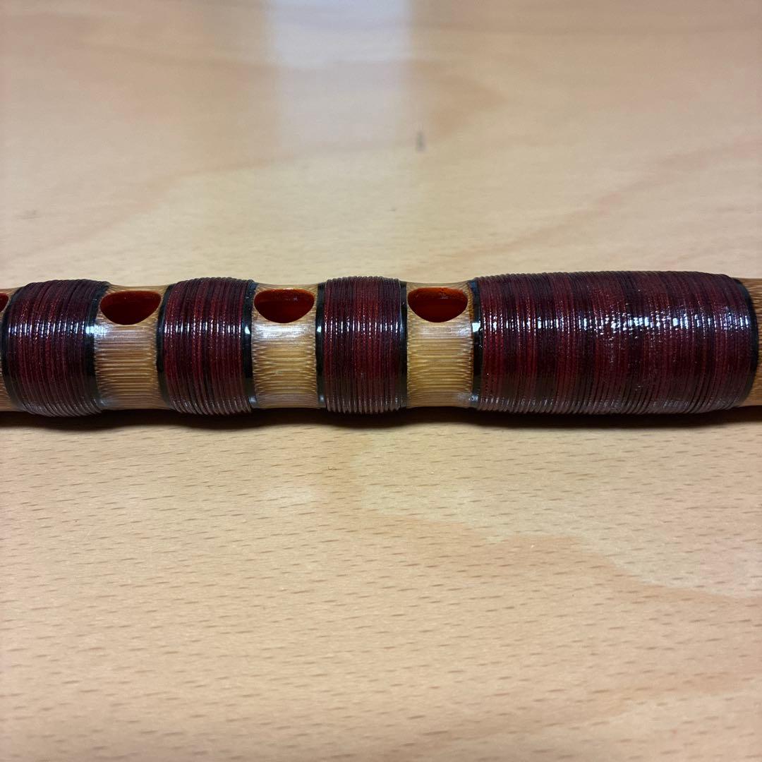 神楽笛　龍笛 竹製 和楽器 出雲神楽笛