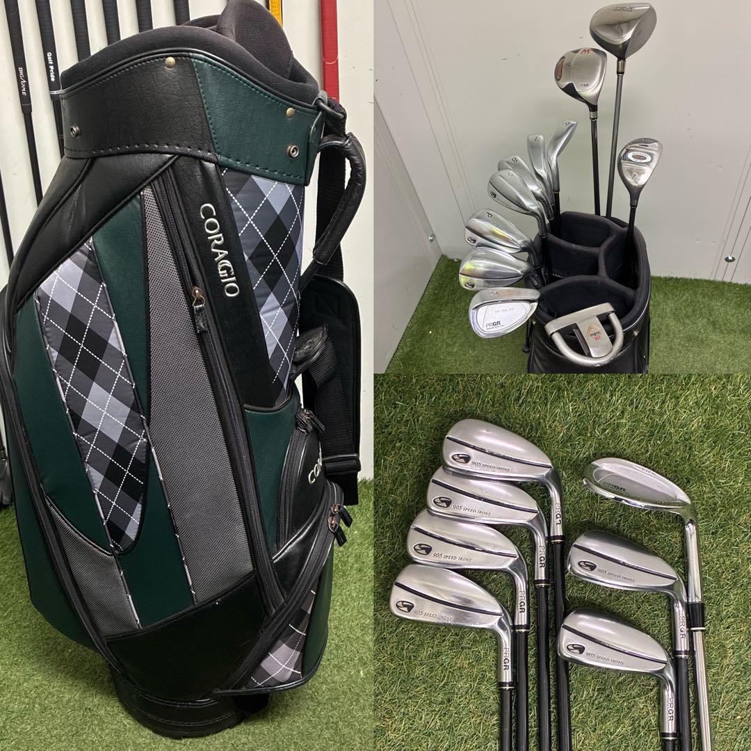 メンズゴルフクラブセット　【PRGR】【CORAGIO】【プロギア】