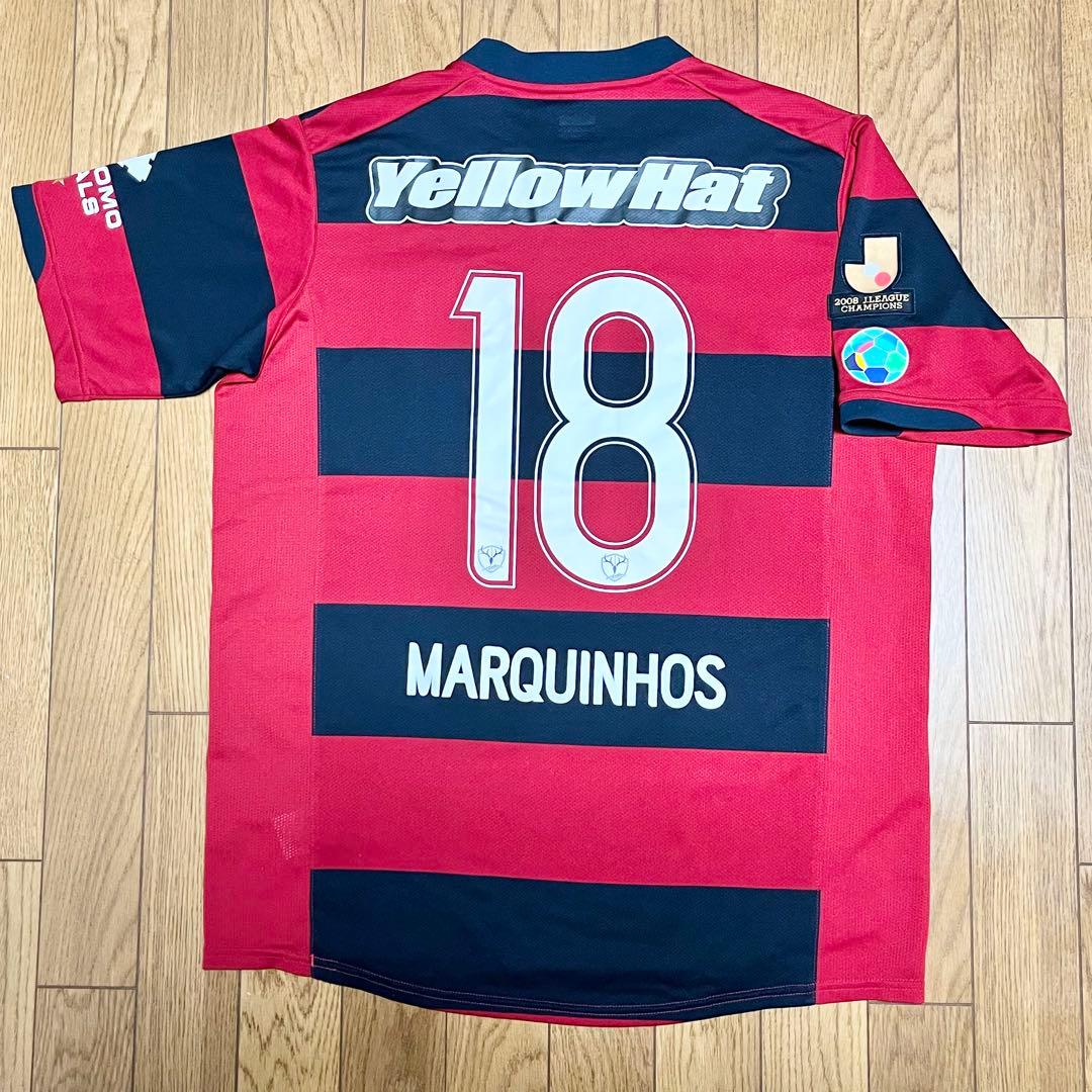 【希少】鹿島アントラーズ　マルキーニョス　ユニフォーム　Mサイズ　18番