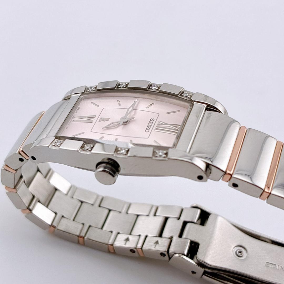 【美品/電池交換済】SEIKO　LK　腕時計　8pダイヤ　クォーツ　ルキア