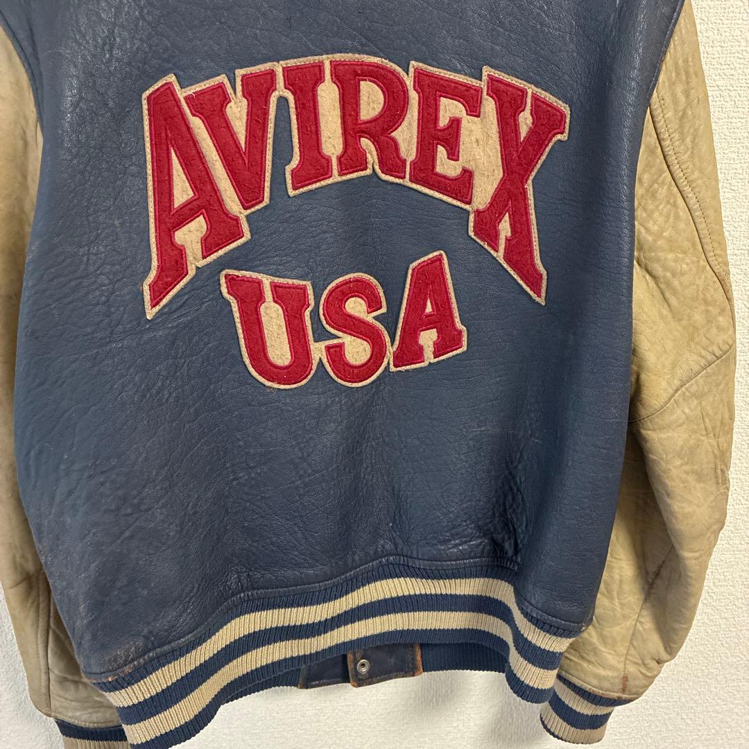 AVIREX USA スタジャン NEWARK ビンテージ