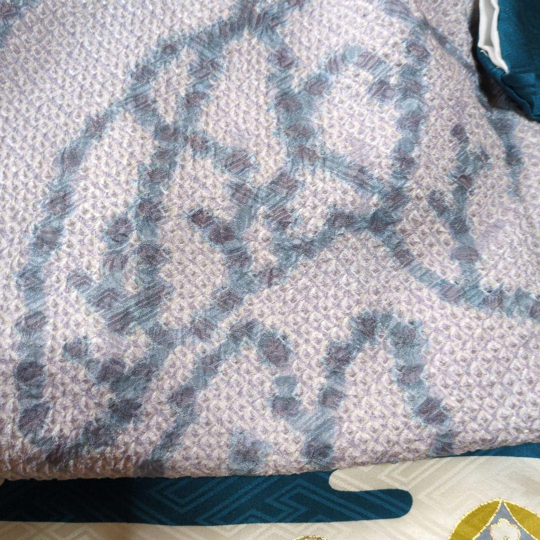 七五三３歳男の子正絹総絞り手縫いの被布(中綿無し）