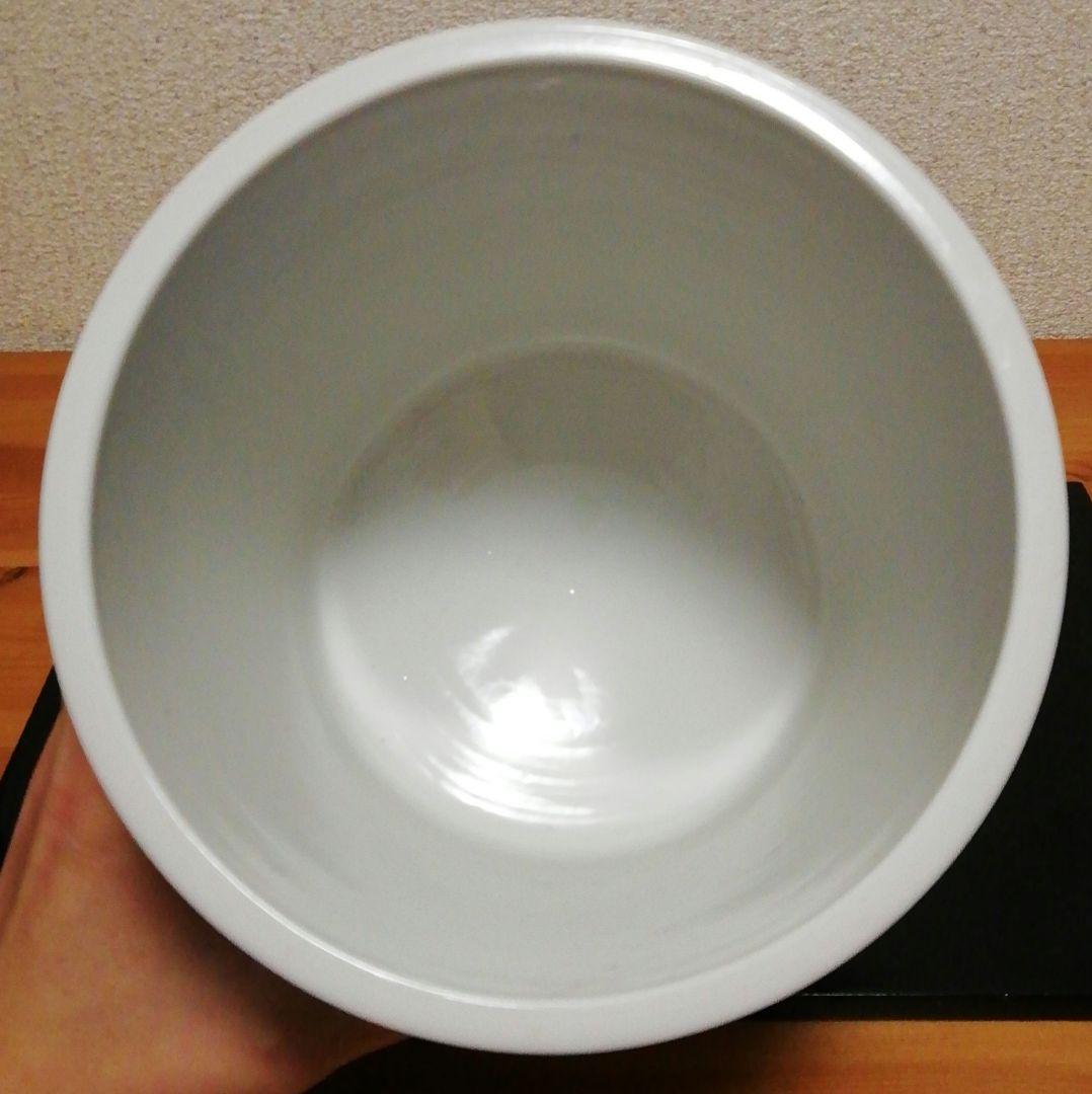 膳所焼　陽炎園　染付　水指　共箱　共布　茶道具