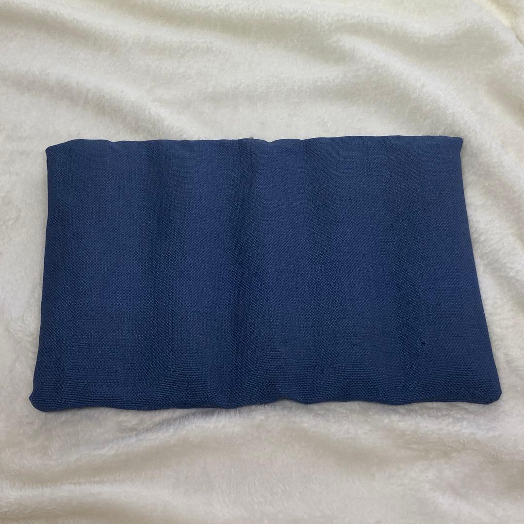 強い波動のソマチ砂をブレンドしたパラワンサンド砂枕　(藍色)