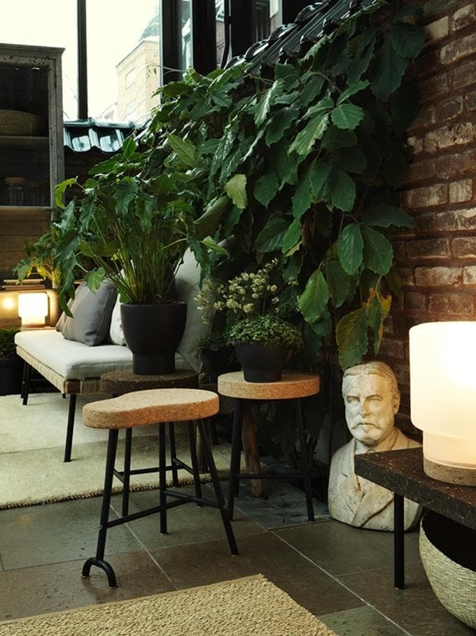 【djkunio】IKEA「SINNERLIG」コルク ダークブラウン