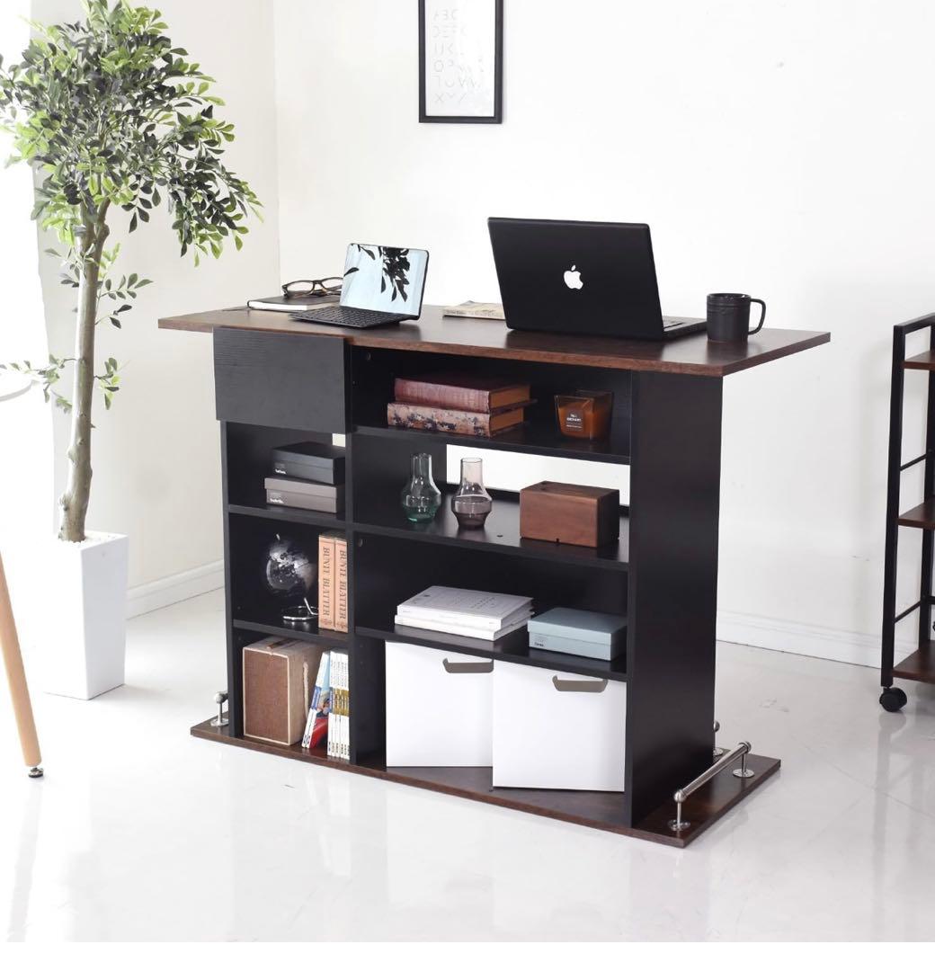 京都引き取りに来れる方■ドリス　カウンターデスク　バーカウンター