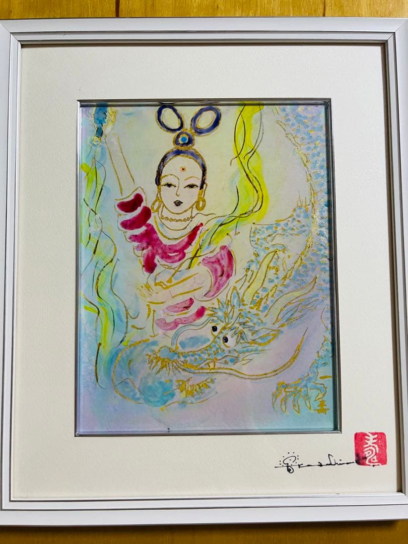 草場一壽 陶彩画 「ときめき 幸運の壺」デジタルシルクスクリーン