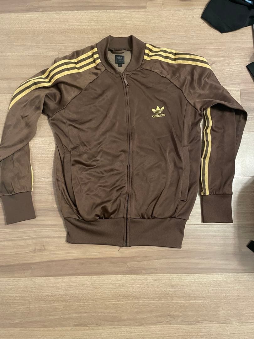 90s- adidas　Brownトラックジャケット　atp 復刻