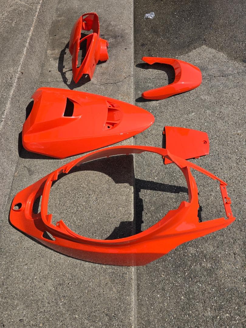 ヤマハ、スーパージョグZR、3YK、外装5点セット