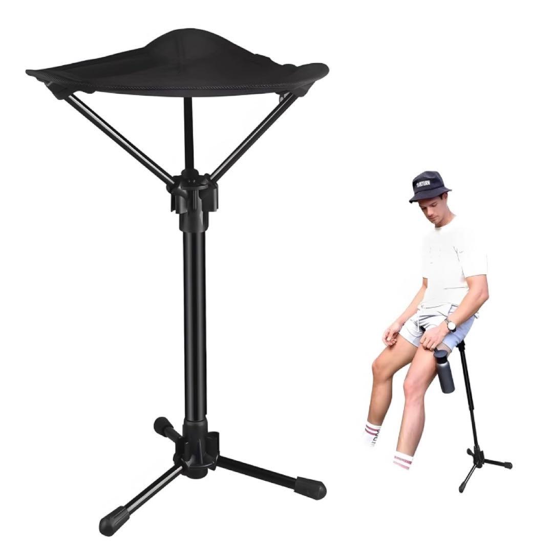 新品 折りたたみアウトドアチェア 黒