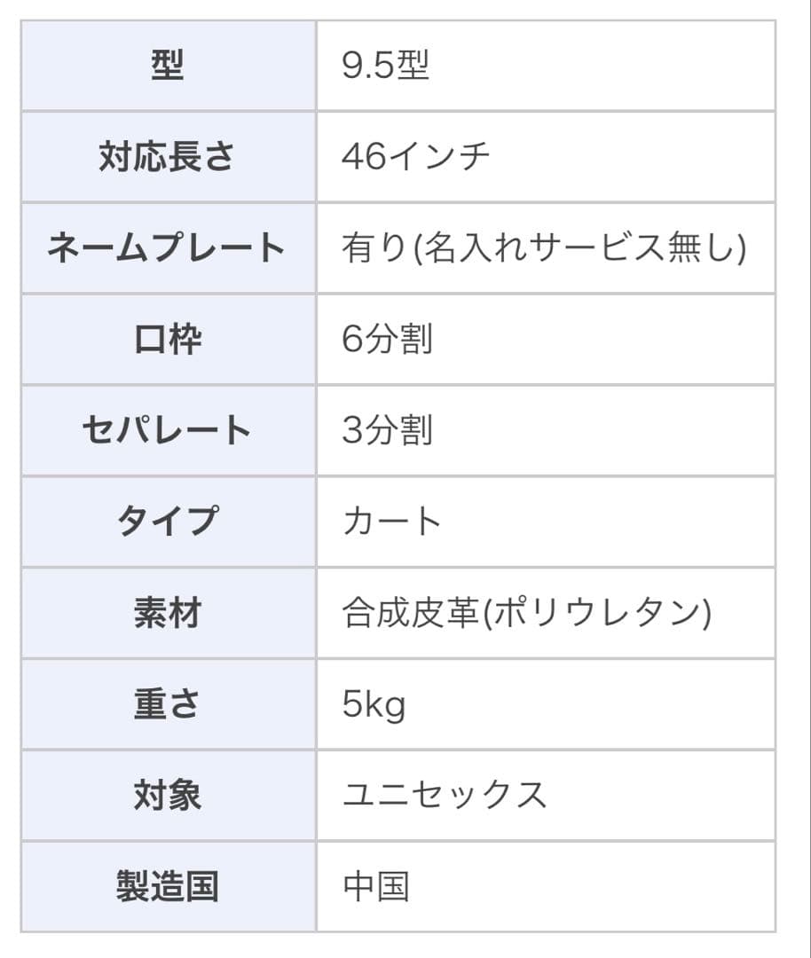 銀*郎様 Admiral キャディバッグ シルバー 9.5型　中古品　アドミラル