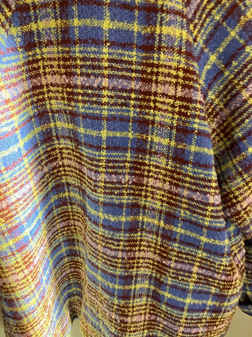 今期美品！ローズバッド　シャギーチェックコート