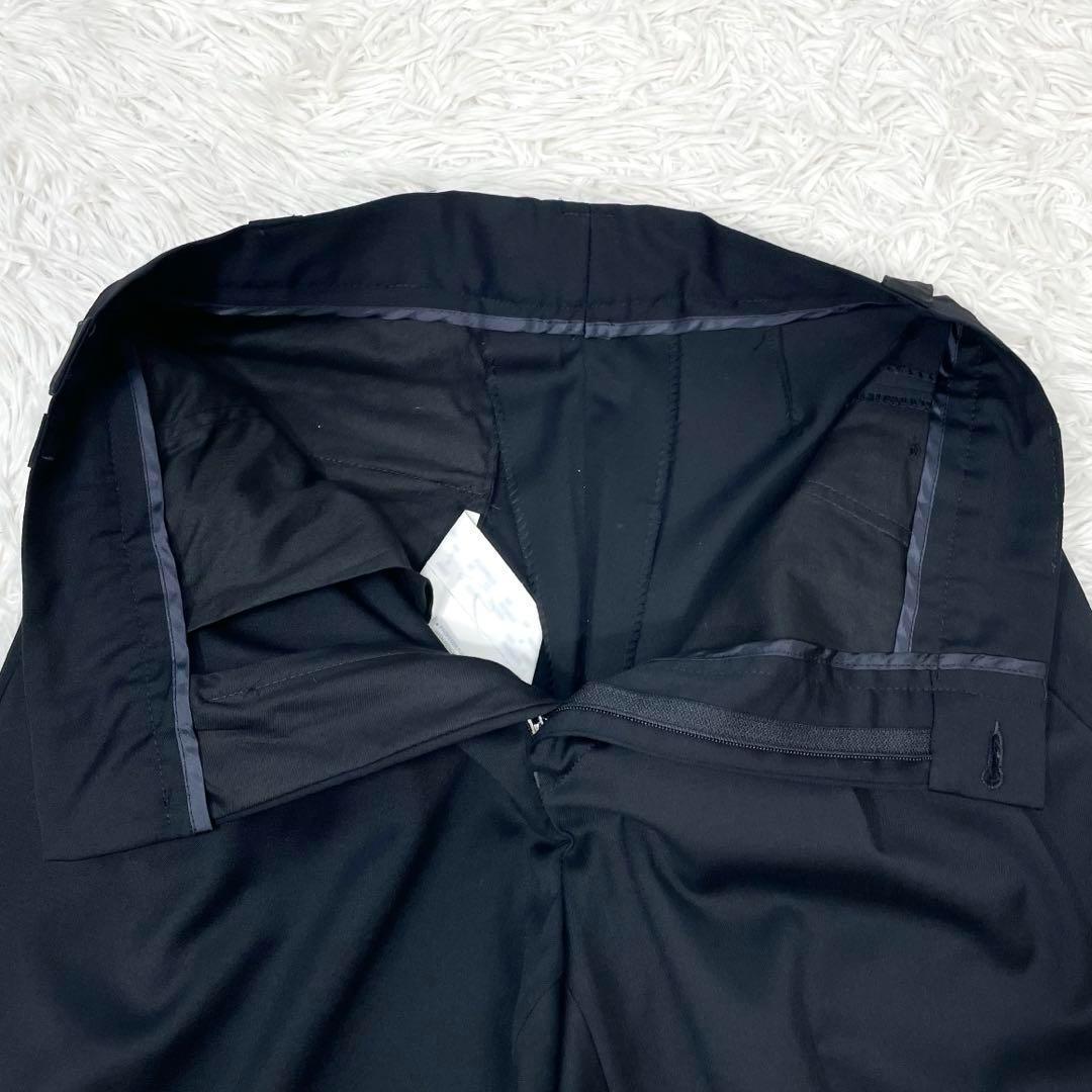 美品✨ヴェルサーチ スーツ セットアップ ストレッチ 裏地メデューサ 背抜き 黒