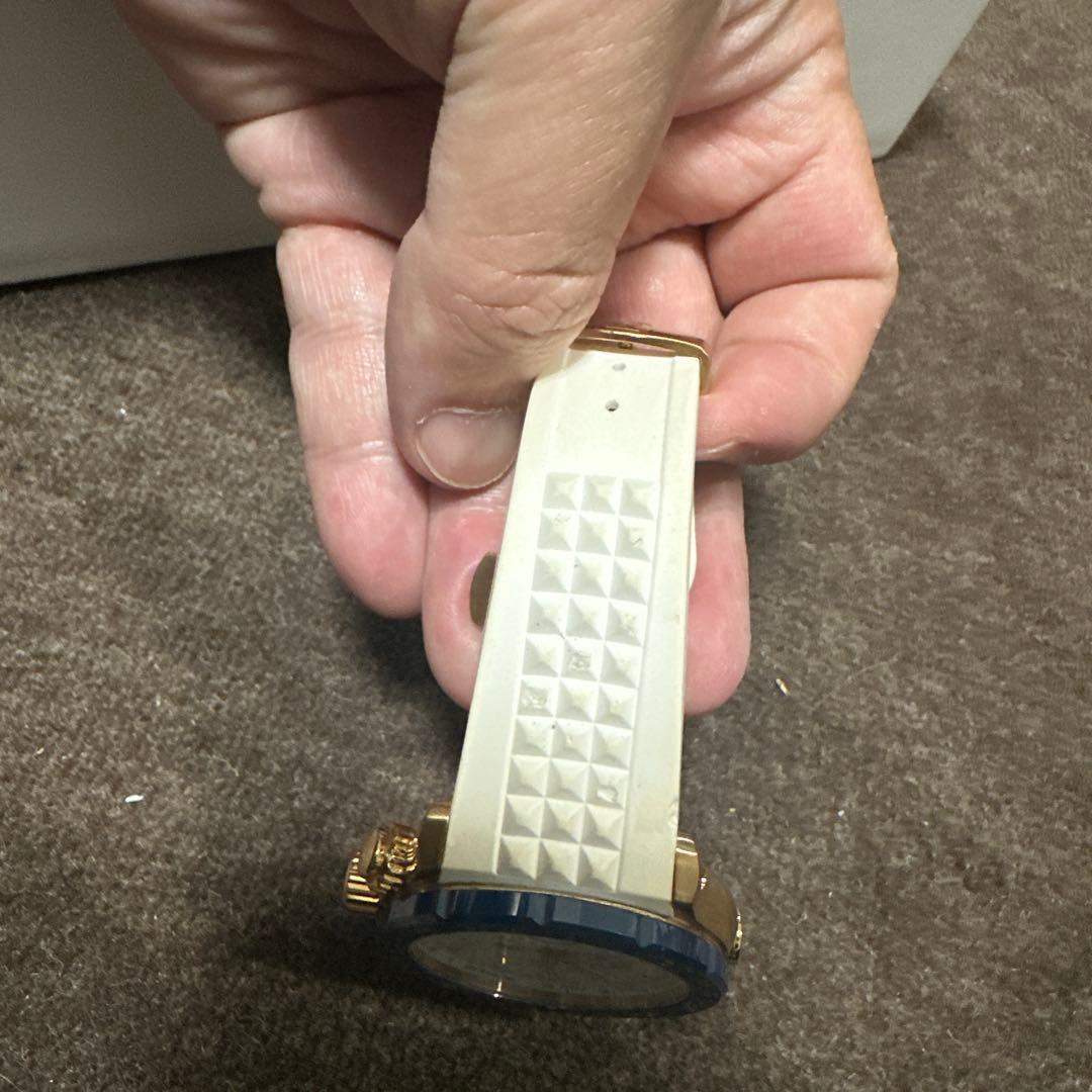 EDOX クロノオフショア1 ホワイト/ブルー/ゴールド