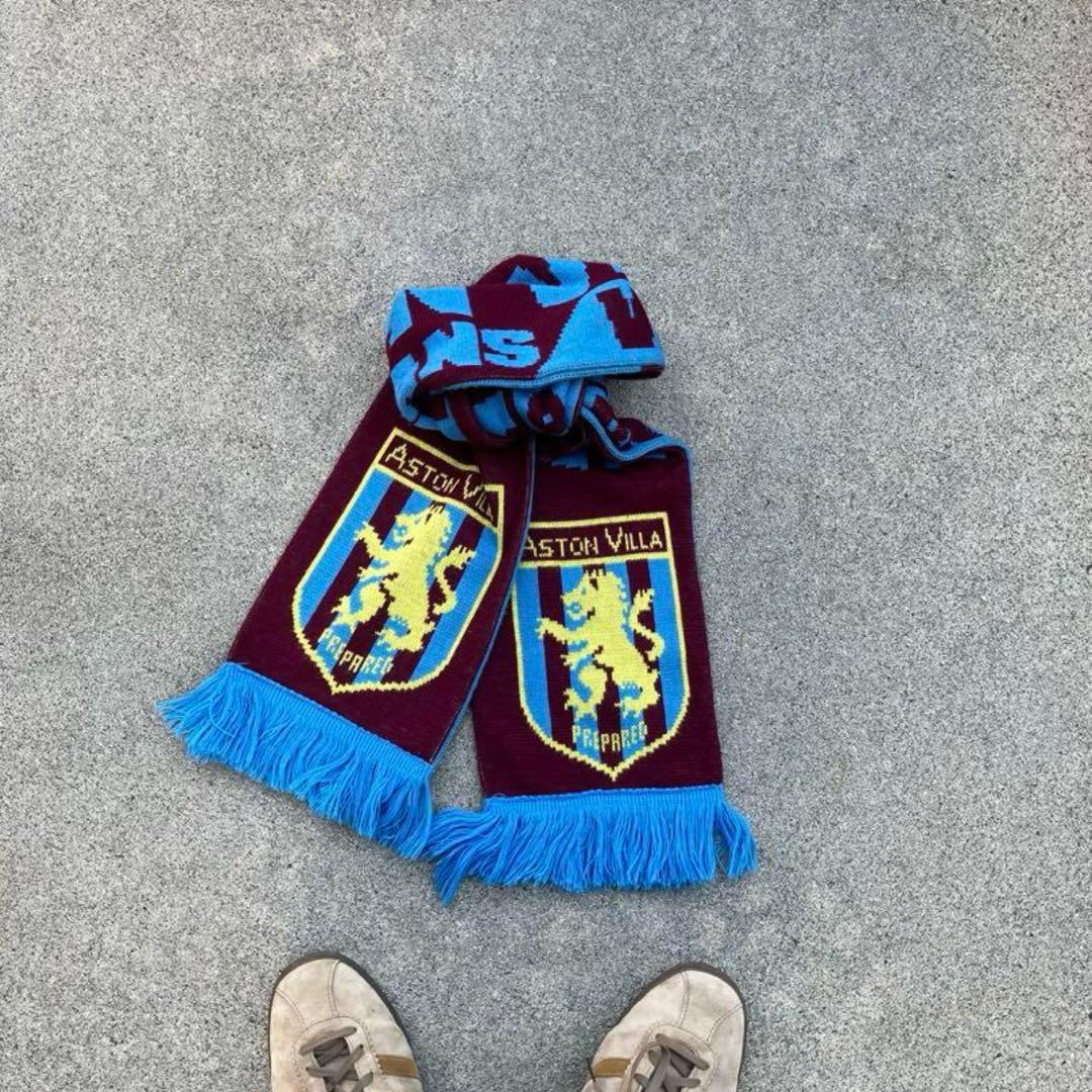 アストンヴィラFC プレミア サッカーマフラー スカーフ 古着 ビンテージ