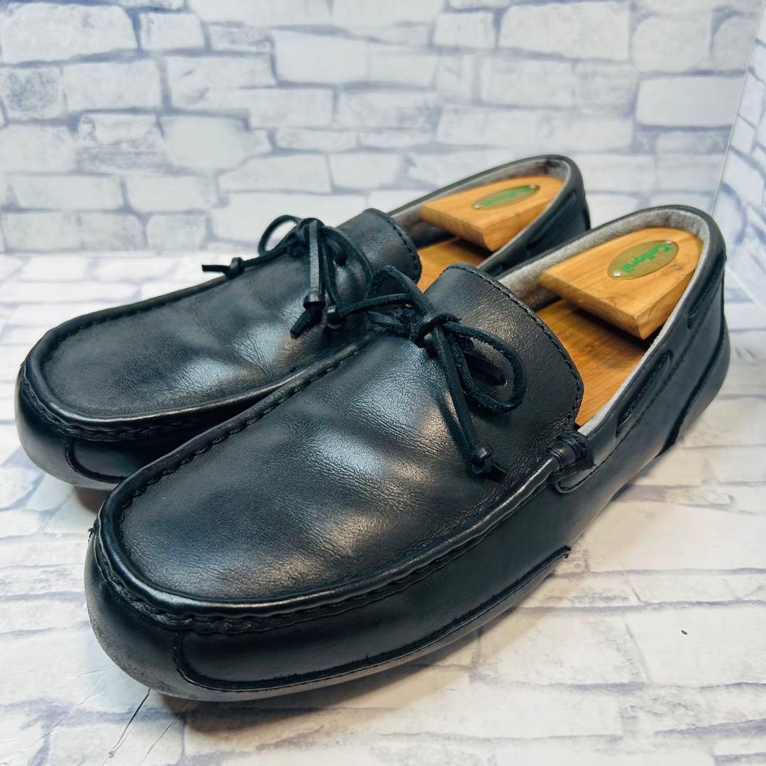 美品 UGG アグ ドライビングシューズ モカシン ブラック 28㎝