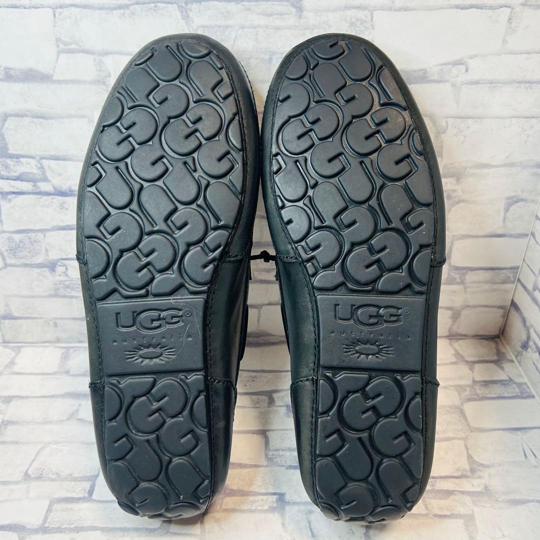 美品 UGG アグ ドライビングシューズ モカシン ブラック 28㎝