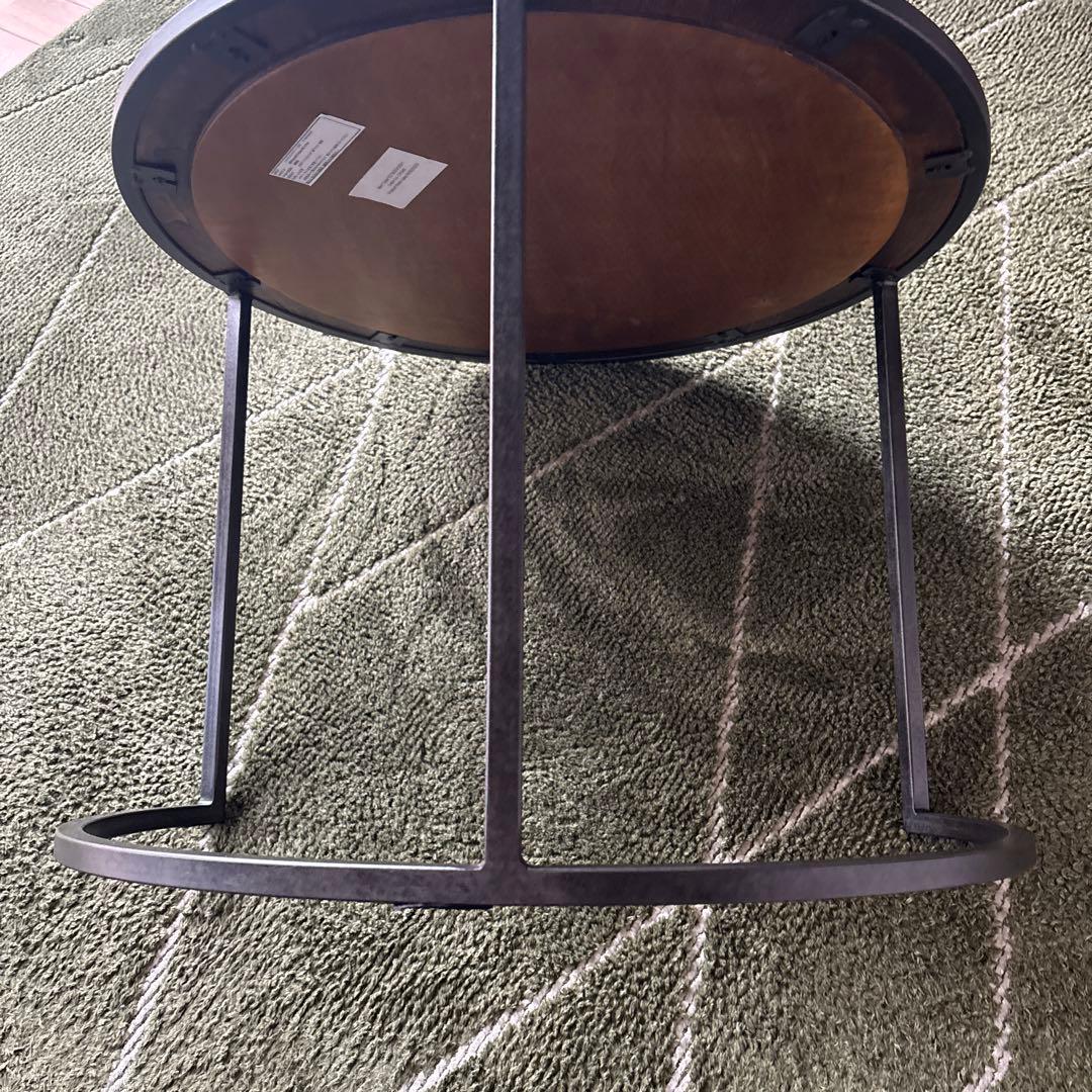 クラッシュゲート　エルマ　サイドテーブル 60cm 真鍮