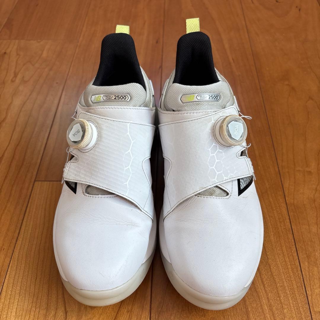 【美品】ニューバランスゴルフ　FreshFoam2500 ゴルフシューズ 25