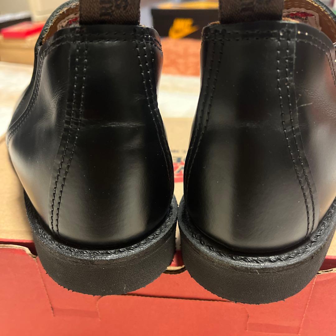 希少❣️美品❣️RED WING サイドゴアブーツ ブラック　ポストマン　ロメオ