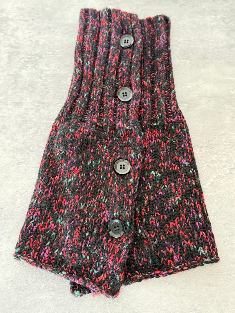 ヨウジヤマモトプールオム 09aw ニットネックウォーマー マフラー