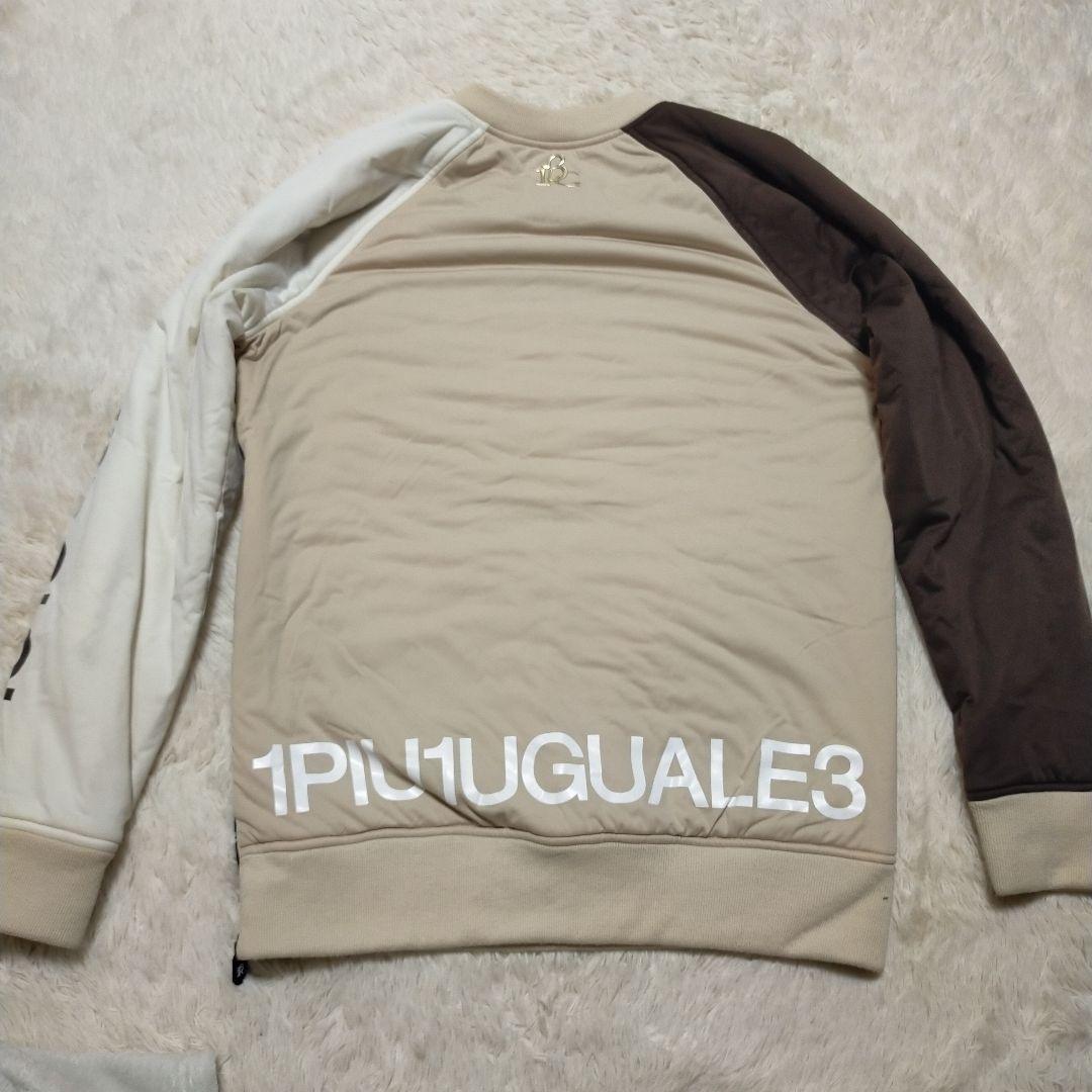 1PIU1UGUALE3 GOLF CRAZY SNEEDJACK 茶 白 M