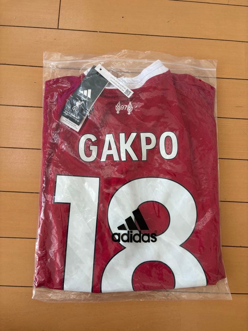 新品❗️未使用❗️最新リバプール GAKPO 18番 adidas レプリカユニ