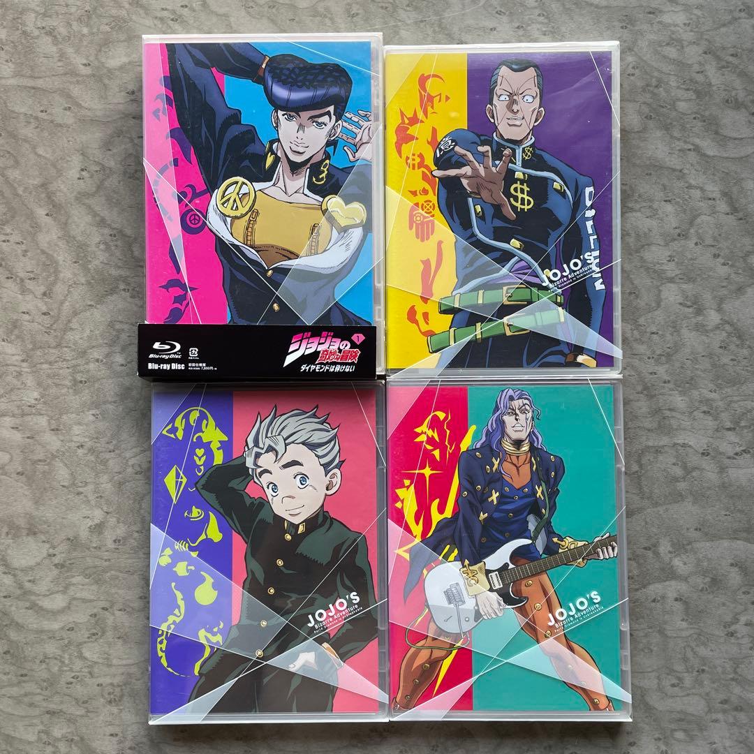 【Blu-ray】4部 ジョジョの奇妙な冒険 ダイヤモンドは砕けない 1巻〜4巻