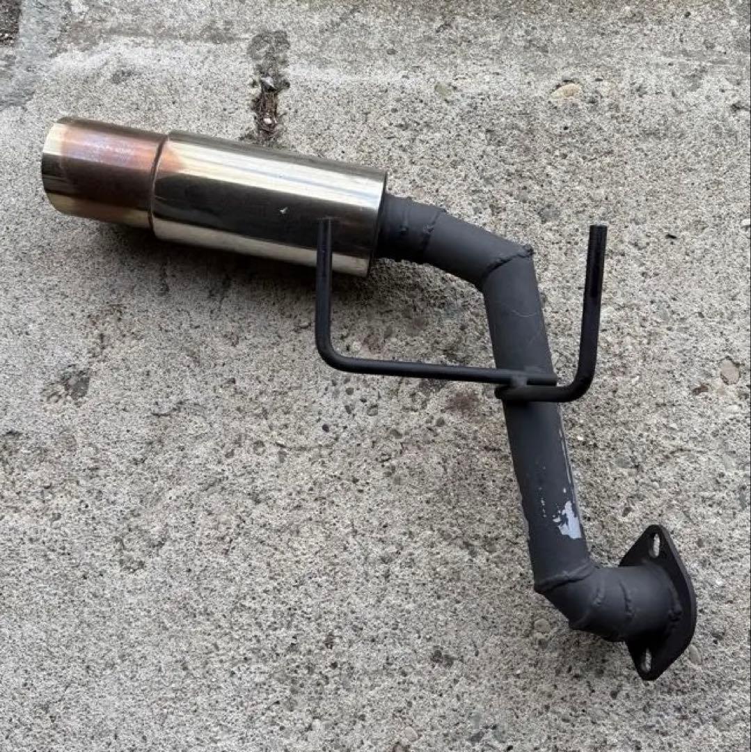 GR86 ZN8 ワンオフストレートマフラー　リアピ