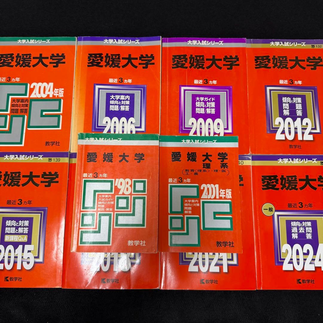 赤本　愛媛大学　医学部　1995年～2023年　29年分