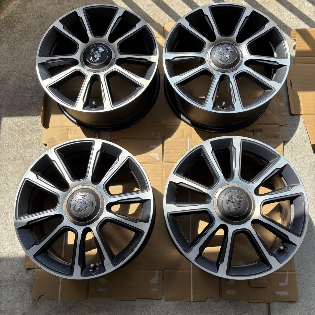 値下げ！アバルト595 純正17in 7J +38 PCD98 4本セット