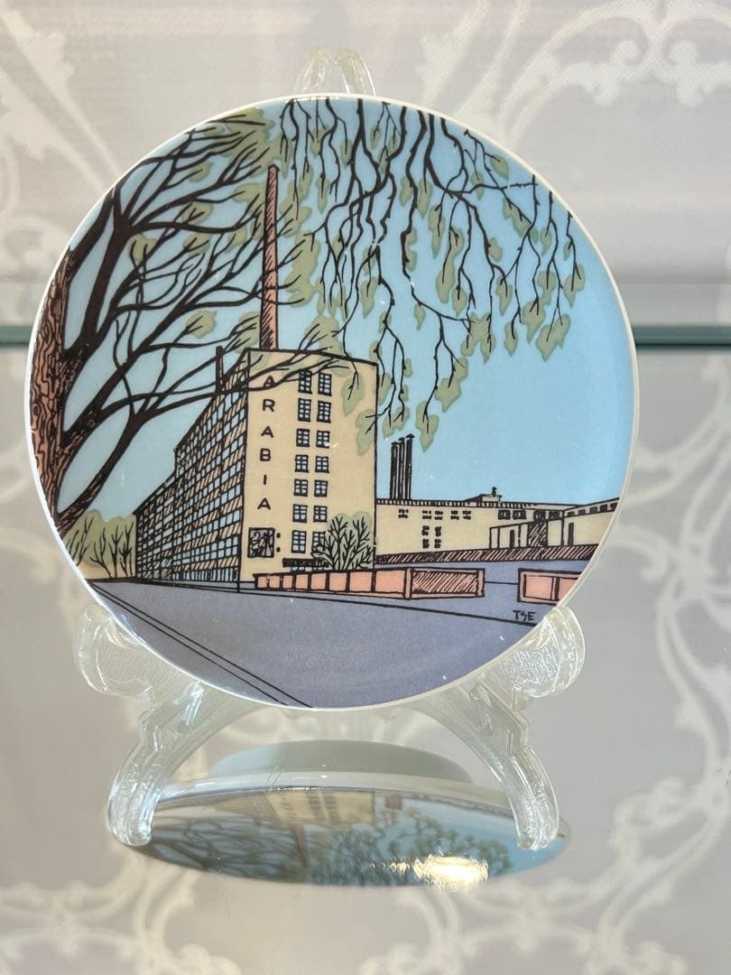 【pupu①希少　アラビア　工場見学　ファクトリー　ビジット　プレート】