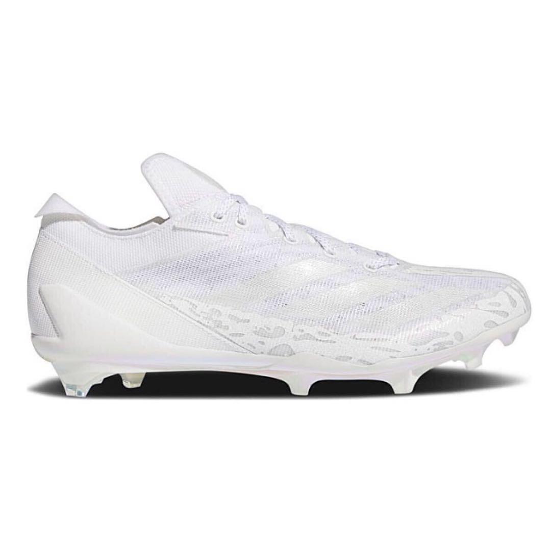 アディダス 27 アディゼロ エレクトリック アメフト スパイク シューズ 白