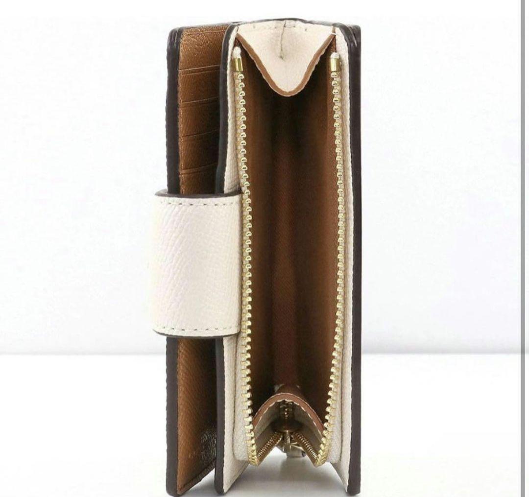 COACH 二つ折り財布 ホワイト