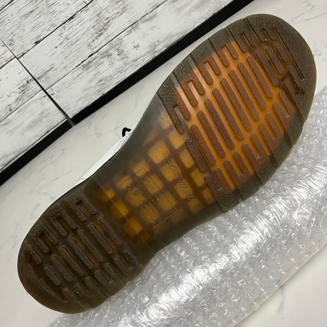 ドクターマーチン 8ホールブーツ 11822 ホワイトレザー UK8