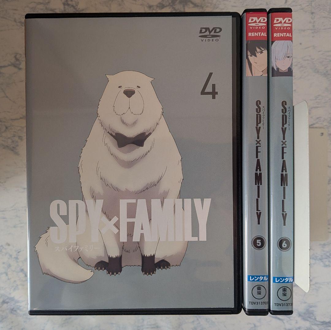 DVD　SPY×FAMILY 1期 4、5、6巻　計3巻