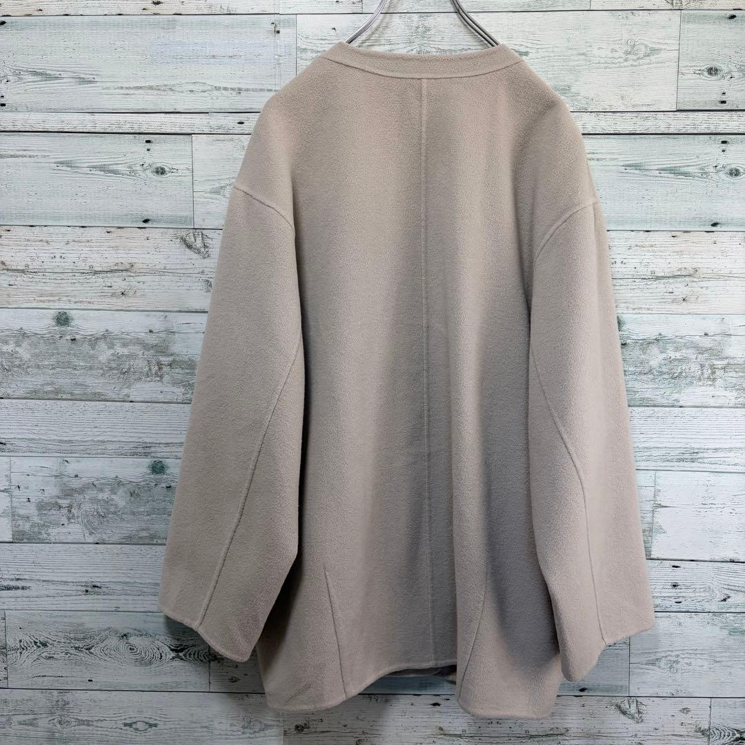 22年モデル　スローブイエナ　HAMILTONダブルフェイスウールショートコート