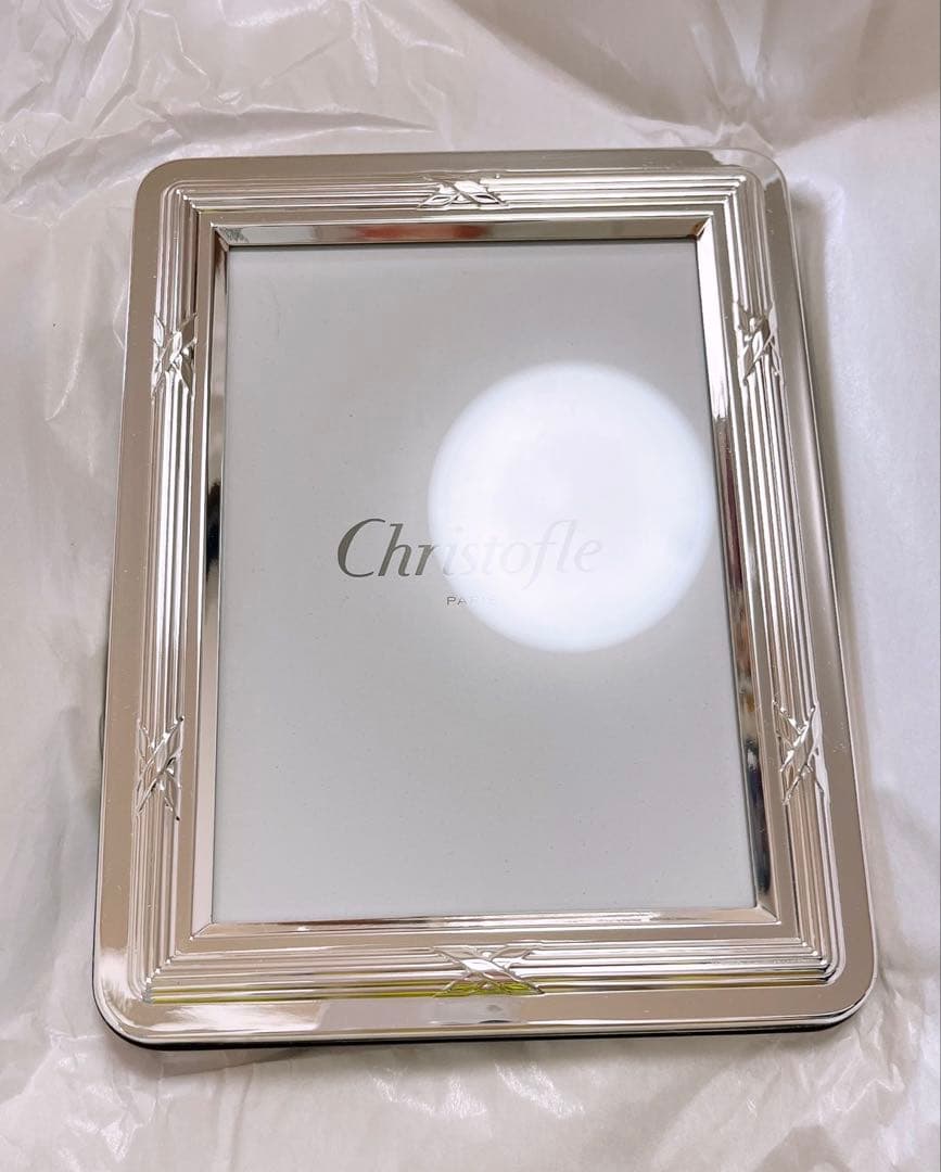【未使用品】CHRISTOFLE クリストフル フォトフレーム リュバン