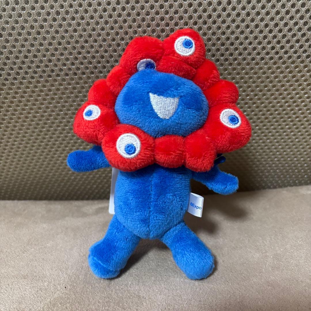 ミャクミャク　ボールチェーンマスコット　Ｂ　ぬいぐるみ　大阪関西万博　新品