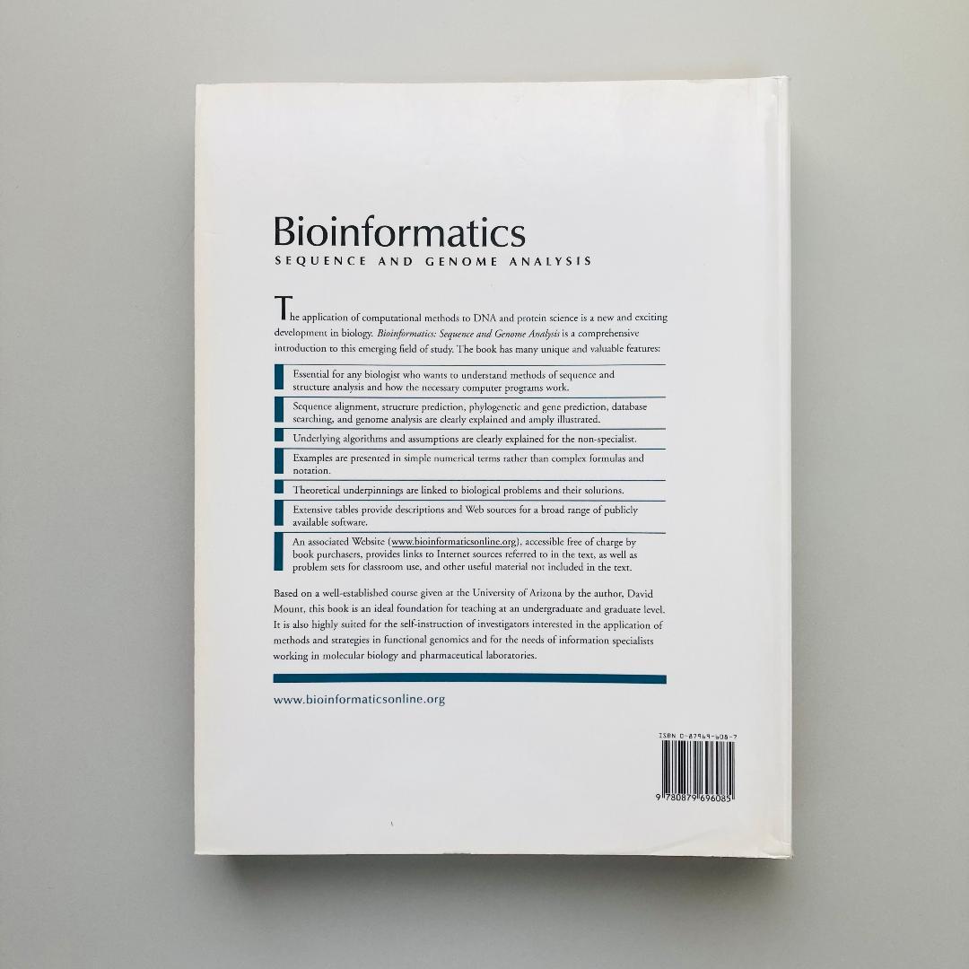 【洋書・専門書】Bioinformatics 第1版