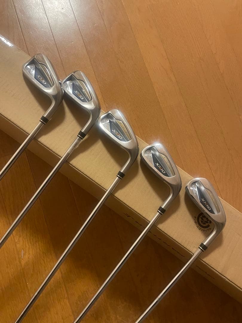 DUNLOP XXIO13 ゼクシオ13 スチール Rシャフト　5本 セット美品