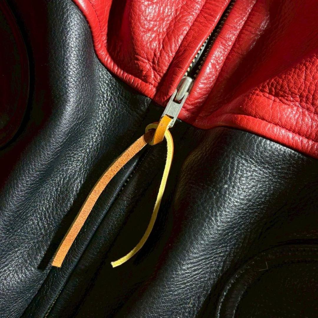 美品 KUSHITANI レーシングスーツ LL/XL サイズ レザー 本革