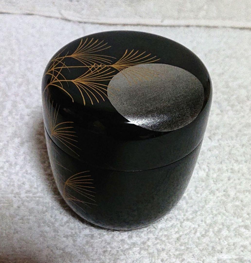 茶道具棗　木箱付きA434