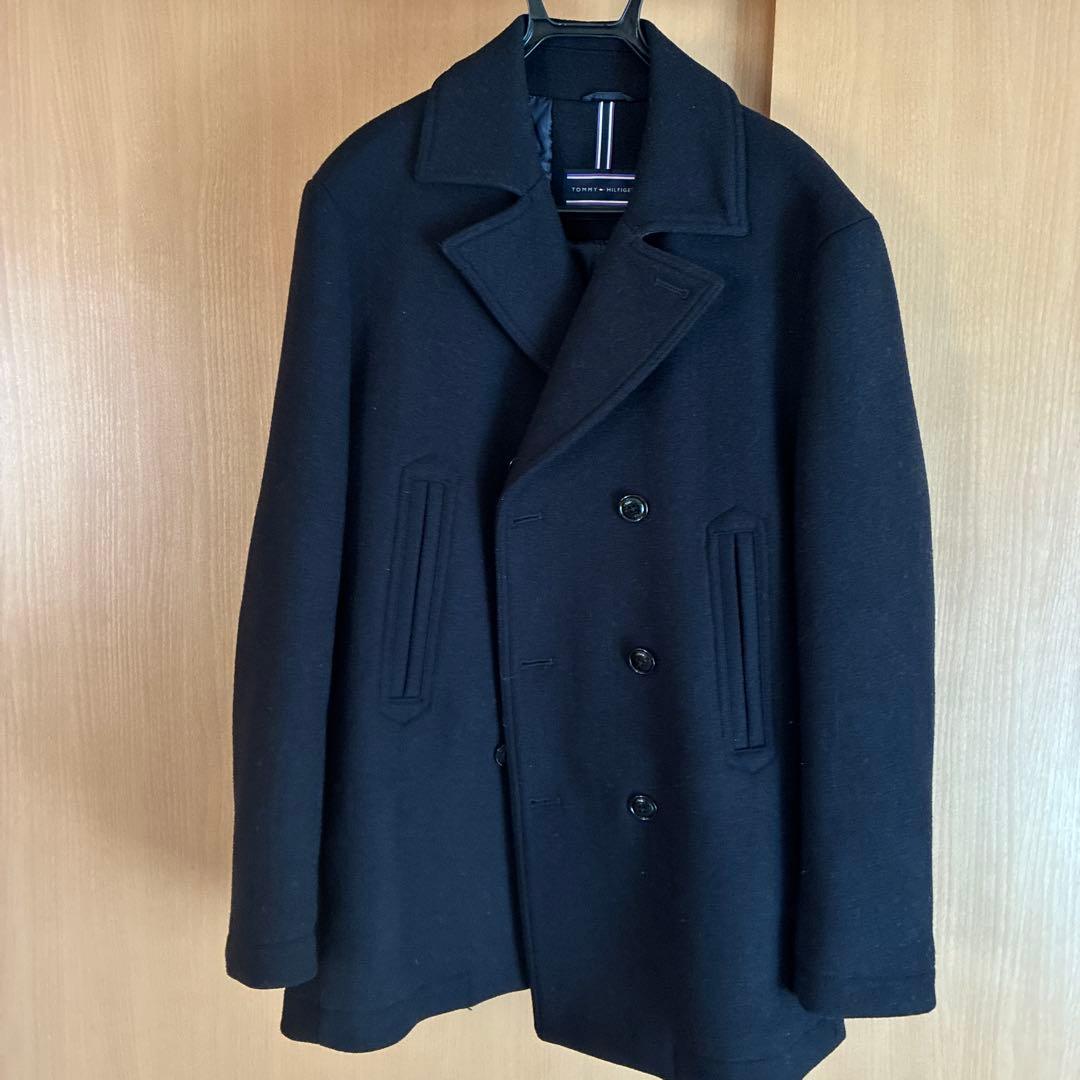   ダークネイビー　ピーコート XL