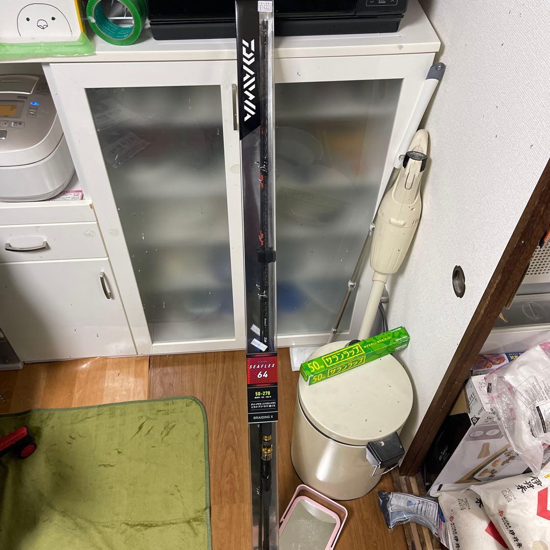 新品未使用 SEAFLEX 64 船竿 2.70m 50-100号