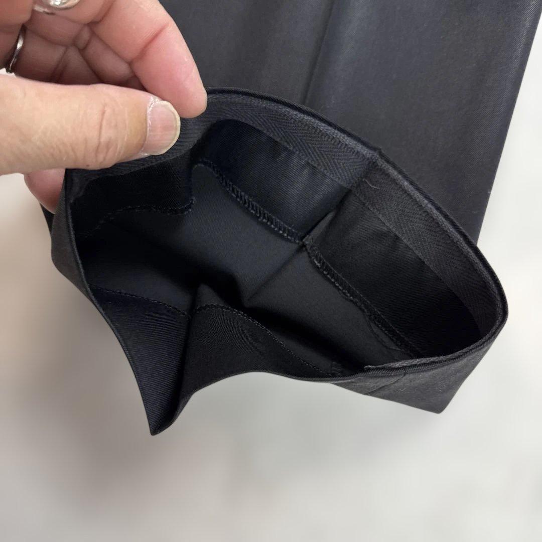 ディオールオム　光沢あり　スラックス　ブラック　サイズ48