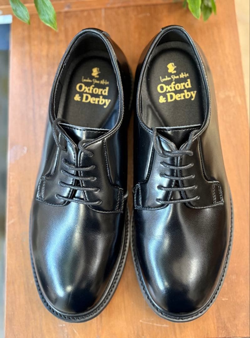 27cm プレーントゥ ポストマンシューズ