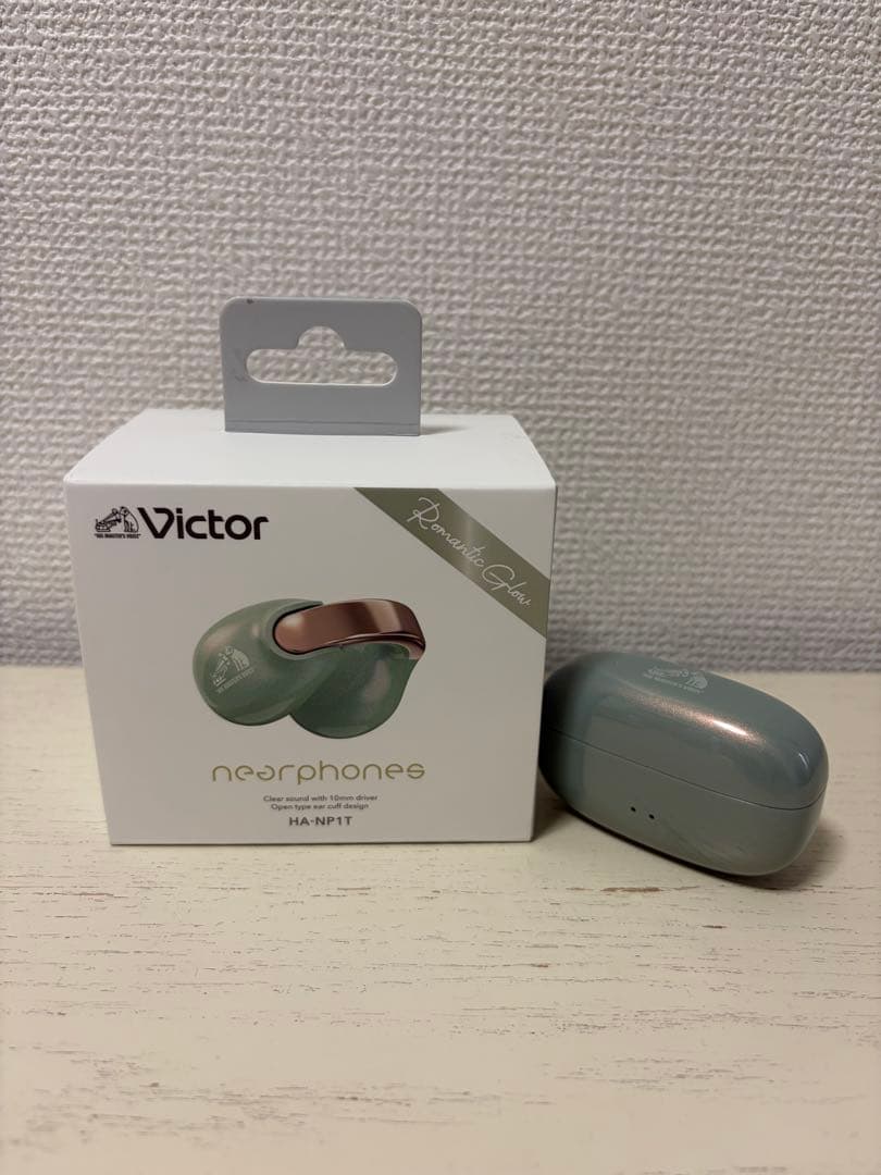 【超美品・未使用】Victor HA-NP1T-GNワイヤレスイヤホン